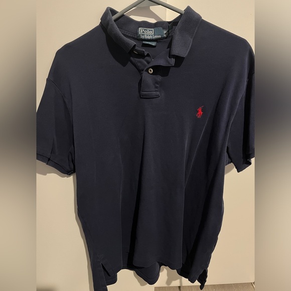 Polo Ralph Lauren Men's Golf Polo Blue (Red Pony) Large L Athletic Fit - Picture 1 of 3